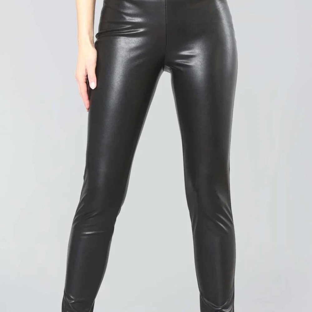 Lisette-L Montreal Verona Pleather Thinny Pants 725668 Size 6 Skinny LeatherLook